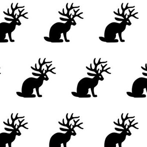 Jackalope Silhouettes