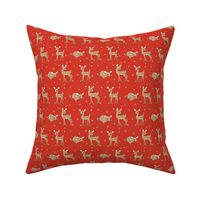 darling deer red