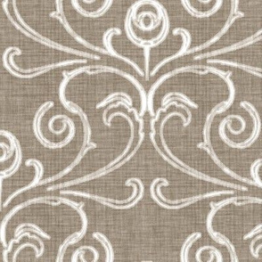 Faded French Rose - Brown