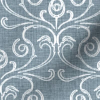 Faded French Rose - Blue