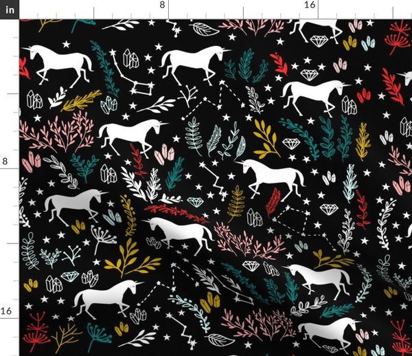 Magical Unicorn and Star Constellations - Spoonflower