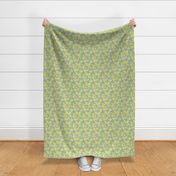 Green  Floral Pattern