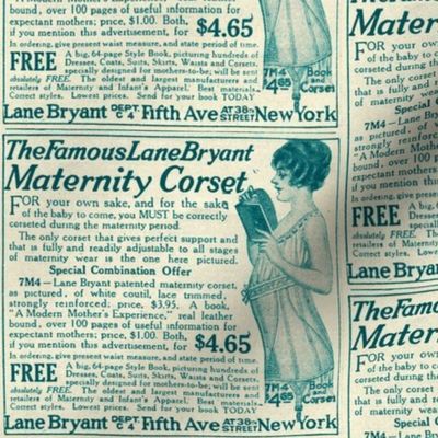 1918 Maternity Corset Advertisement