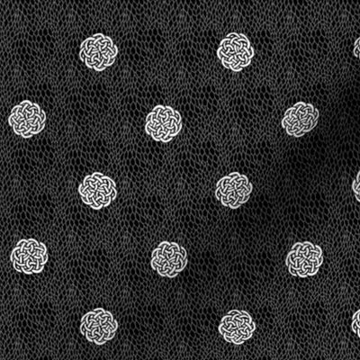 Fairy Dots and Dragon Scales - B&W