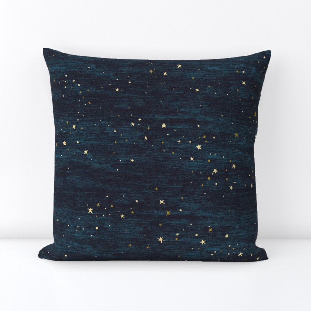 Night Sky Stars Midnight Blue, space , night sky, Christmas star, nursery, baby boy, gender neutral nursery, 