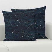 Night Sky Stars Midnight Blue, space , night sky, Christmas star, nursery, baby boy, gender neutral nursery, 