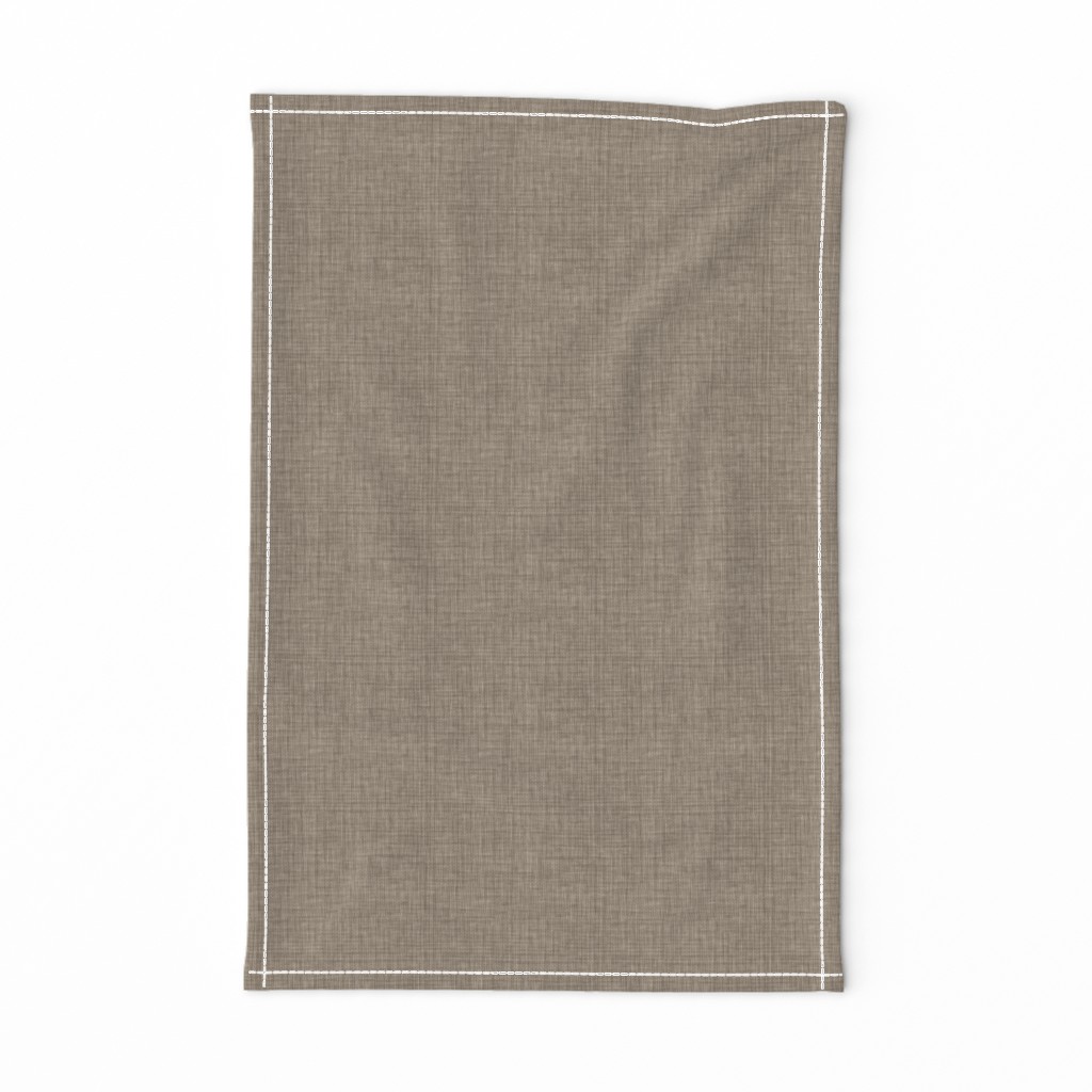 Faded French Linen - Brown