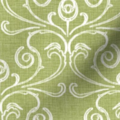 Faded French Rose - Green