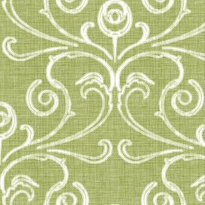 Faded French Rose - Green