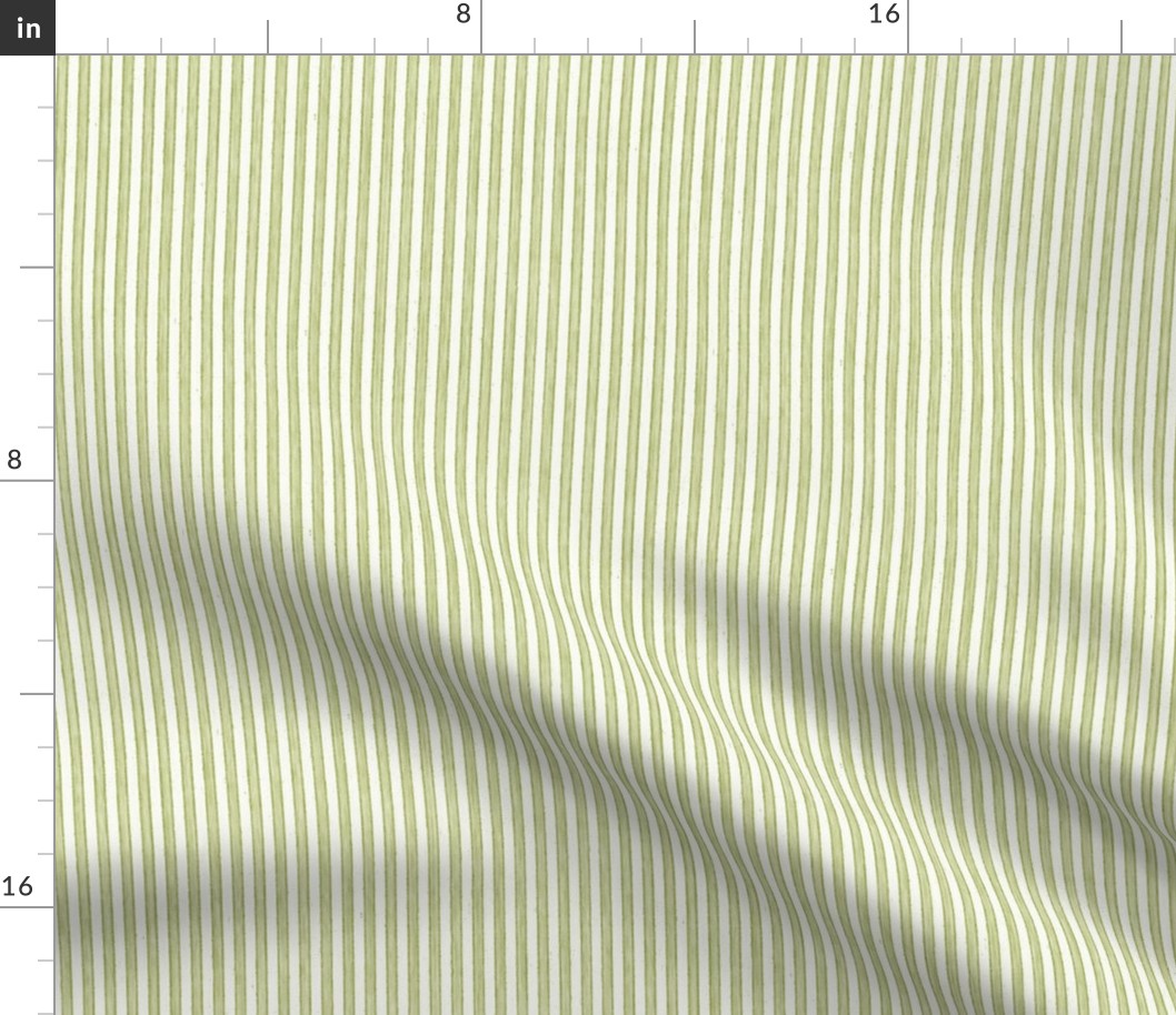 Faded French Stripe - Green