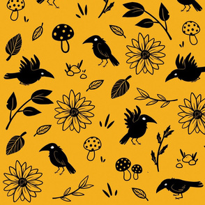 Crows and Foliage 