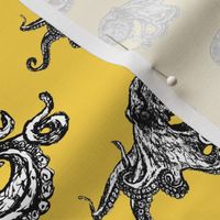 Octopus Pattern - Yellow