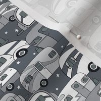 Cozy Campers Black/White/Gray (Small)