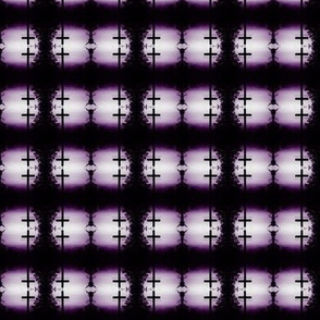Purple and Black Cross Checker