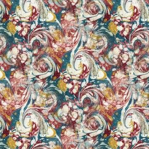 Endpaper in Jewel Tones