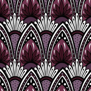 Cascading Mandala - Purple