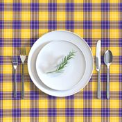 Gold Purple Plaid