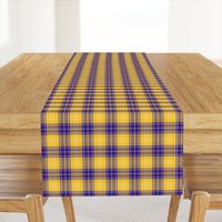 Gold Purple Plaid