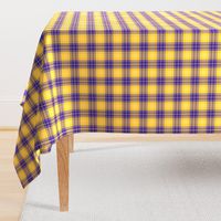 Gold Purple Plaid