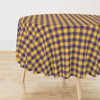 Gold Purple Plaid