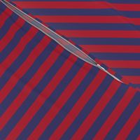 Small Red and Blue USA American Flag Vertical Stripes