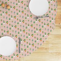 Pink Cactus Pattern