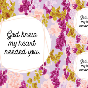 1 blanket + 2 loveys: god knew my heart needed you // lilac champagne fizz on 88-9