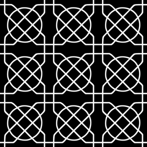 Circle Cross Reverse Tile