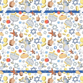 Hanukkah Tea Towel