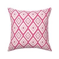 ikat diamonds - pink