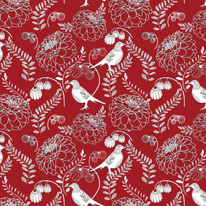 Chinoiserie Red