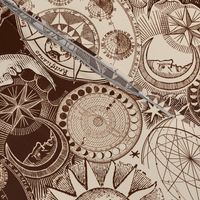 Alchemical Astrology Sepia