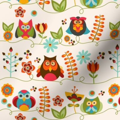 owls and flowers2