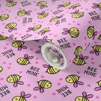 (1/2" scale) Bee Mine - Pink - valentines day C18BS