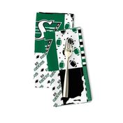 Football//Rider Pride - Wholecloth Cheater Quilt