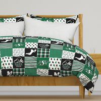 Football//Rider Pride - Wholecloth Cheater Quilt