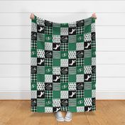 Football//Rider Pride - Wholecloth Cheater Quilt