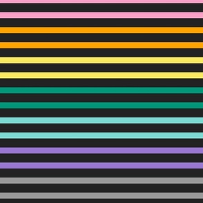 FG Rainbow Stripes  Pastel Dark