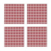 Red French Country Plaid