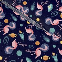 Flamingos In Space