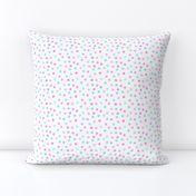 (extra small scale) polka dots - pink, purple, blue, green C18BS