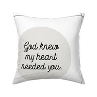 6 loveys: god knew my heart needed you // 169-1