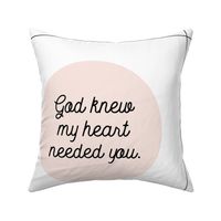 6 loveys: god knew my heart needed you // 60-1