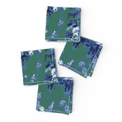 Chinoiserie Palace ~ Custom Blue and Green  