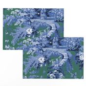 Chinoiserie Palace ~ Custom Blue and Green  