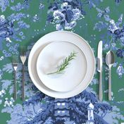 Chinoiserie Palace ~ Custom Blue and Green  
