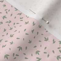 Garden Path  Leaf Scatter: Millennial Pink Small Print