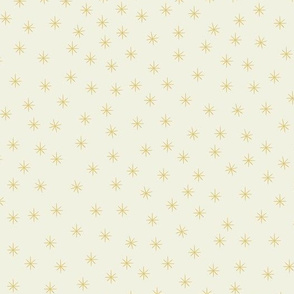 Stars cream gold