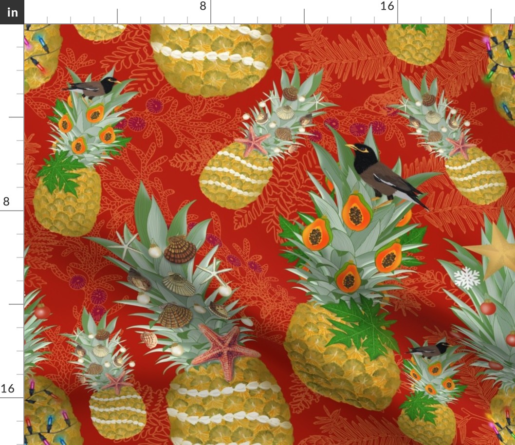 Holiday Pineapple Tree designs
