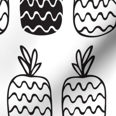 Pineapples pattern_w